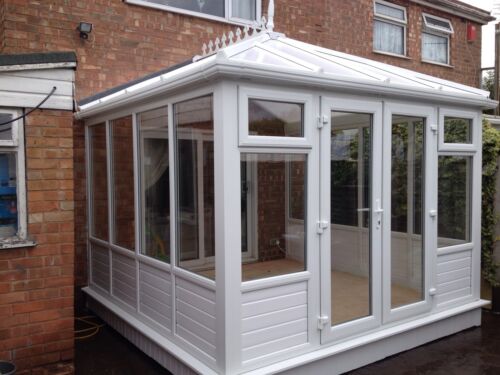 Conservatory edwardian sunroom - edwardian,