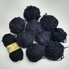 Scandinavian Job Lot  Wool Mohair  Norway Double Knit Yarn Charcoal Grey 330g