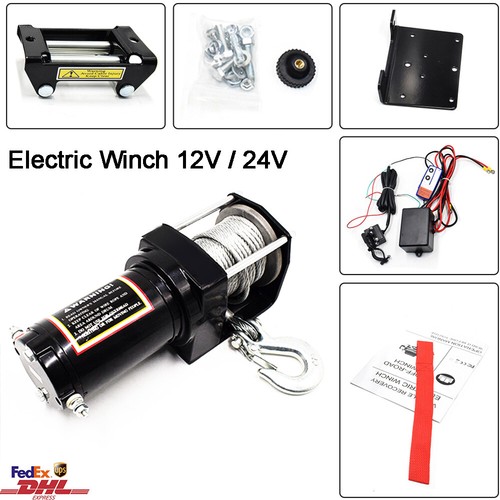 2500lb 4500lb 12v - 12v/24v, electric