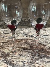 2 PIER 1 OPTIC RED GREEN DROP