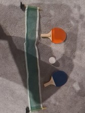 Mini desktop table tennis set