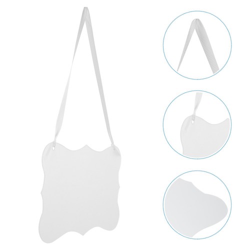 4pcs clear signs - clear, blank