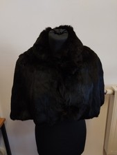 Vintage Black Real Rabbit