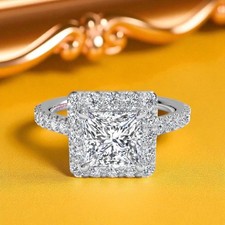 Platinum Diamond Ring For
