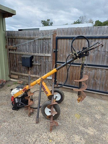 Hydraulic petrol post hole - petrol,