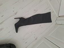 Stunning Thigh High Black Heeled Boots Size 6, Top Shop Make.