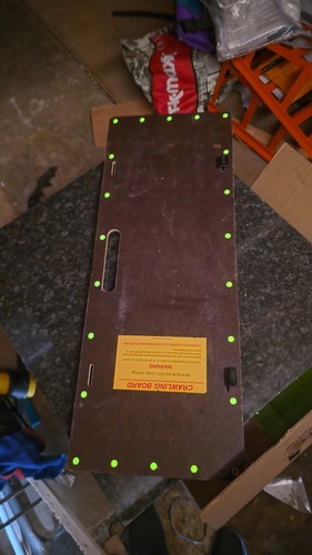Foldable loft crawl board - board, or