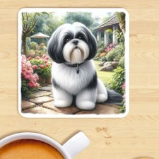 Shih Tzu Dog Coaster, Dog, Gift, Present Birthday Christmas