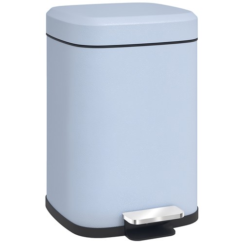 Homcom 12l kitchen pedal bin - pedal,
