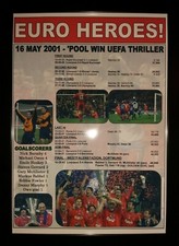 Liverpool 2001 UEFA Cup winners - framed print