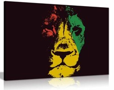 Jamaican Rasta Lion Canvas