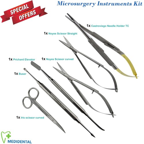 Microsurgery tools kit - microsurgery,