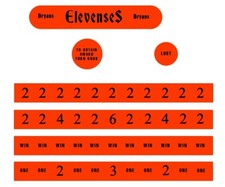 Allwin bryans elevenses decals - elevenses,