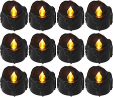 Black Tea Lights Candles