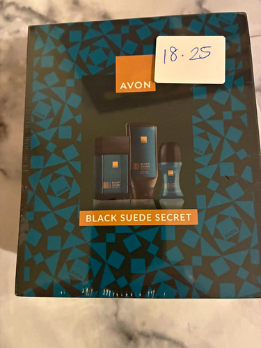Avon black suede secret - suede,