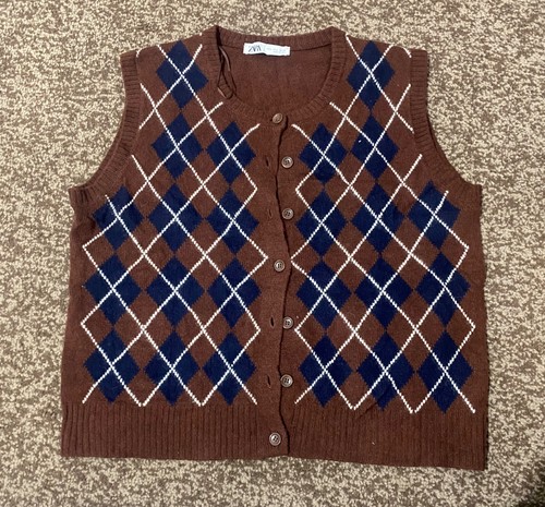 Zara womens brown sweater - womens,