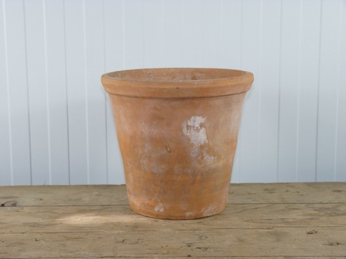 Old hand thrown terracotta - thrown,