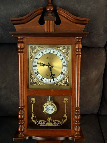 Bentima brown wooden pendulum - brown,