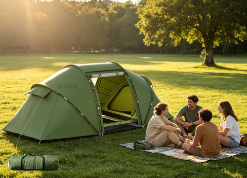Man large camping tent - 4-6,