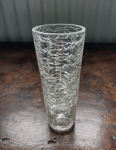 Vintage clear crackle - vintage, glass