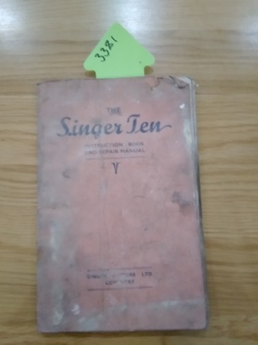 Singer motor car ten - motor,