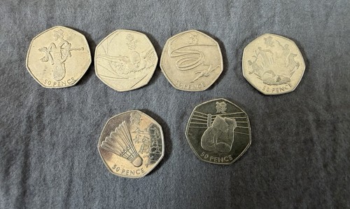London 2012 olympic 50p coin - olympic,