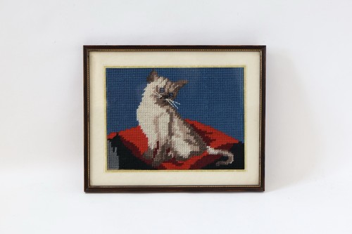 Vintage tapestry completed - vintage,
