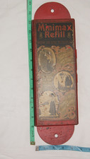 Rare Vintage Minimax Fire Extinguisher Refill Tin vintage advertising