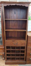 Vintage Wine Rack Dresser Unit Mahogany Stain Brown Colour Collect ME14