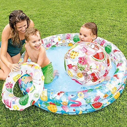 Intex paddling pool - paddling, ring