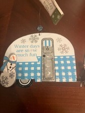 Bliss Camper Ornament With