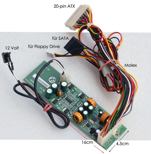 Small power supply - small!, 45x160mm