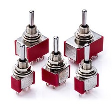 Miniature Flick Toggle Lever Switch SPST SPDT DPDT 3PDT 4PDT Panel Mount Salecom