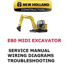NEW HOLLAND E80 MIDI EXCAVATOR
