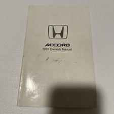 OEM HONDA 1991 ACCORD OWNERS MANUAL