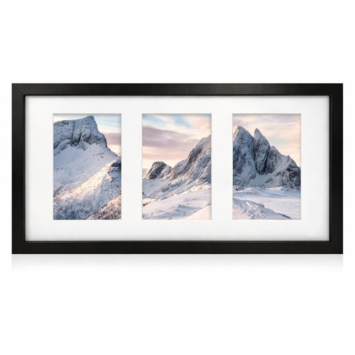 Wooden photo frame three 4 - wooden,