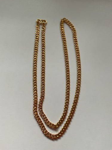 22ct gold cuban - gold,