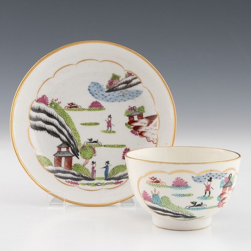 Worcester porcelain stag hunt - porcelain,