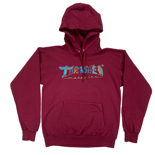 Thrasher burgundy hieroglyphic - burgundy,