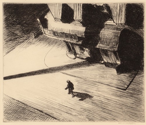 Edward hopper night shadows - hopper,