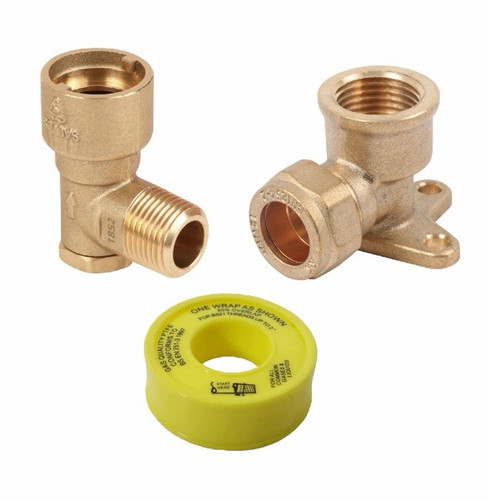 Gas bayonet backplate elbow - backplate,