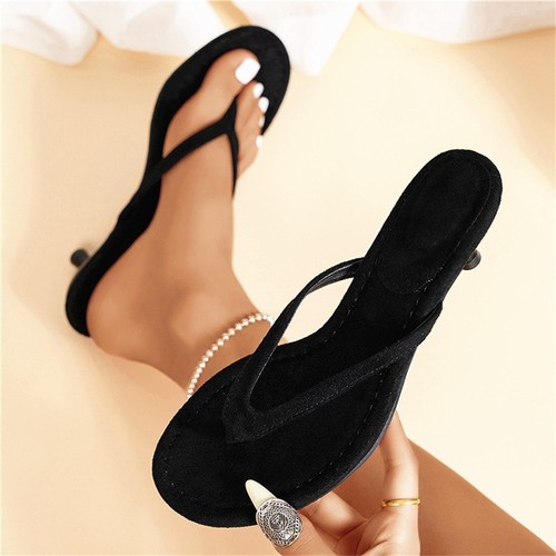 Women kitten heel flip flop - women's,