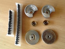 GENUINE HOOVER JUNIOR AGITATOR END PLATE, BEARING AND BEARING HOLDER AND BRUSHES