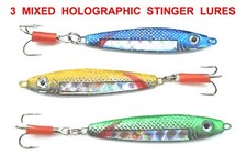 3 MIXED 60g STINGER SPINNERS