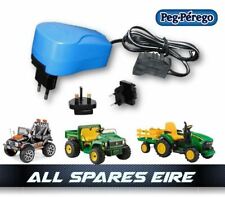 GENUINE PEG PEREGO 12 VOLT BATTERY CHARGER FITS ALL 12 VOLT INC JOHN DEERE GATOR
