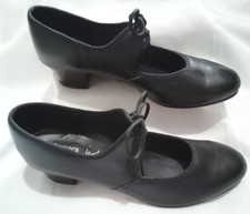 Tappers & Pointers Dancewear Tap Shoes With Toe Taps Size 4 Made In England P/L