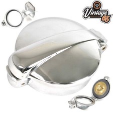 Classic Mini Petrol Fuel Cap Cover Chrome Flip Action Monza Style