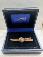 Vintage Football Tie Clip Gold