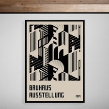Bauhaus ausstellung print - ausstellung, fine