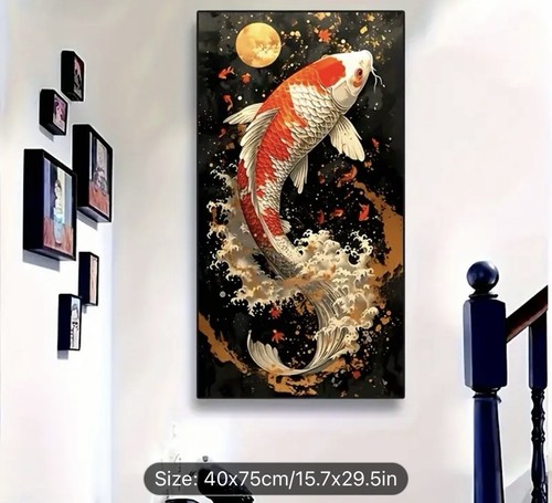 Japanese koi wall art - japanese,